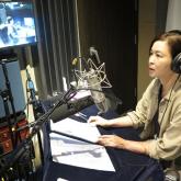 Ms So Yuk Wa recording the audio description sound track
