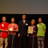 The Awards Ceremony was held on 23 July, 2013 at Academic Community Hall. Prof. Wong Yuk Shan, Chairman of Consumer Council, presented the Award to our representatives.