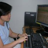 Visually impaired user with the braille eBook web reservation system
