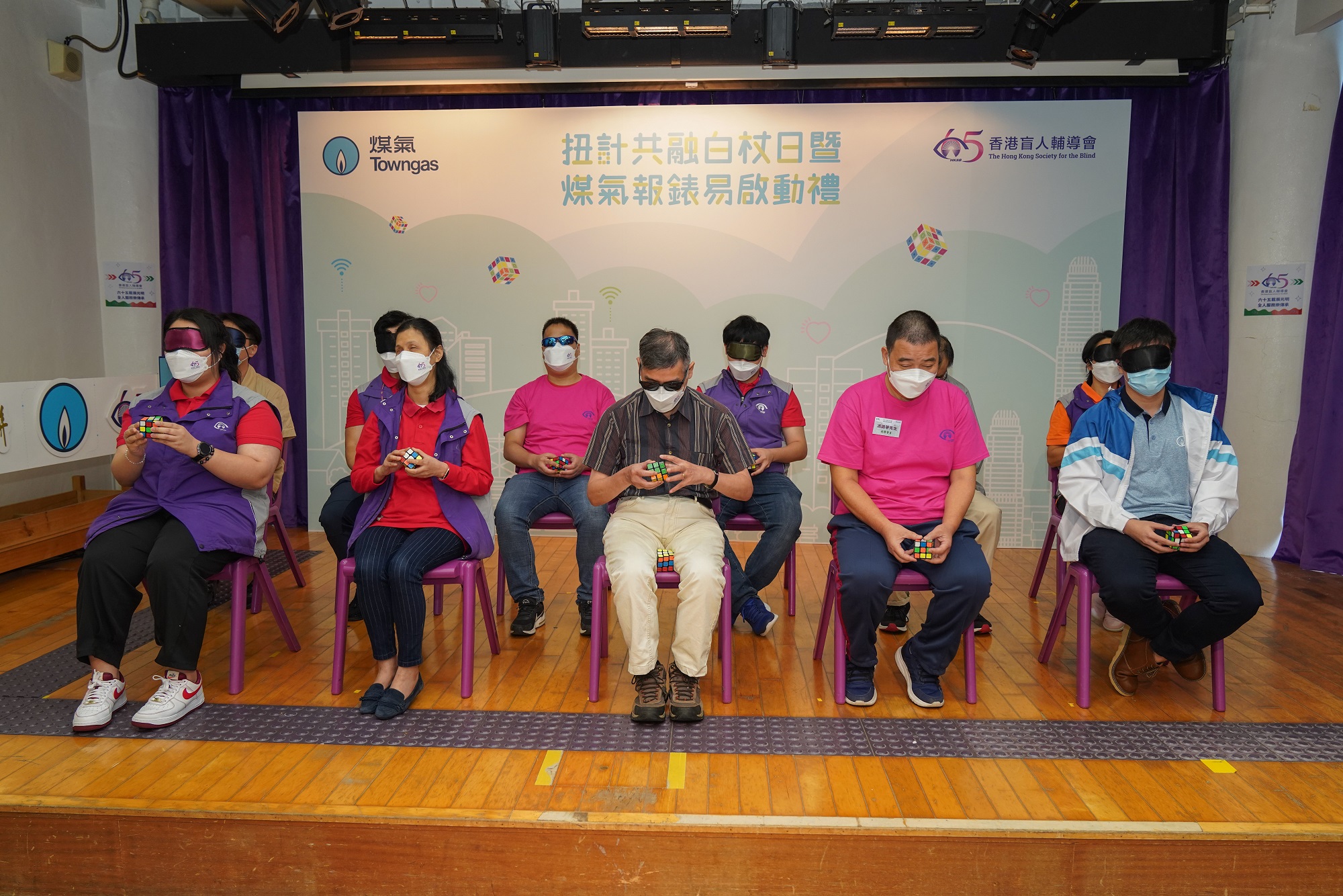 Eleven participants joined the challenge to solve the Rubik’s Cube in 6.5 minutes