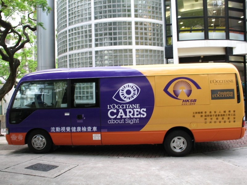 Vision Screening Bus